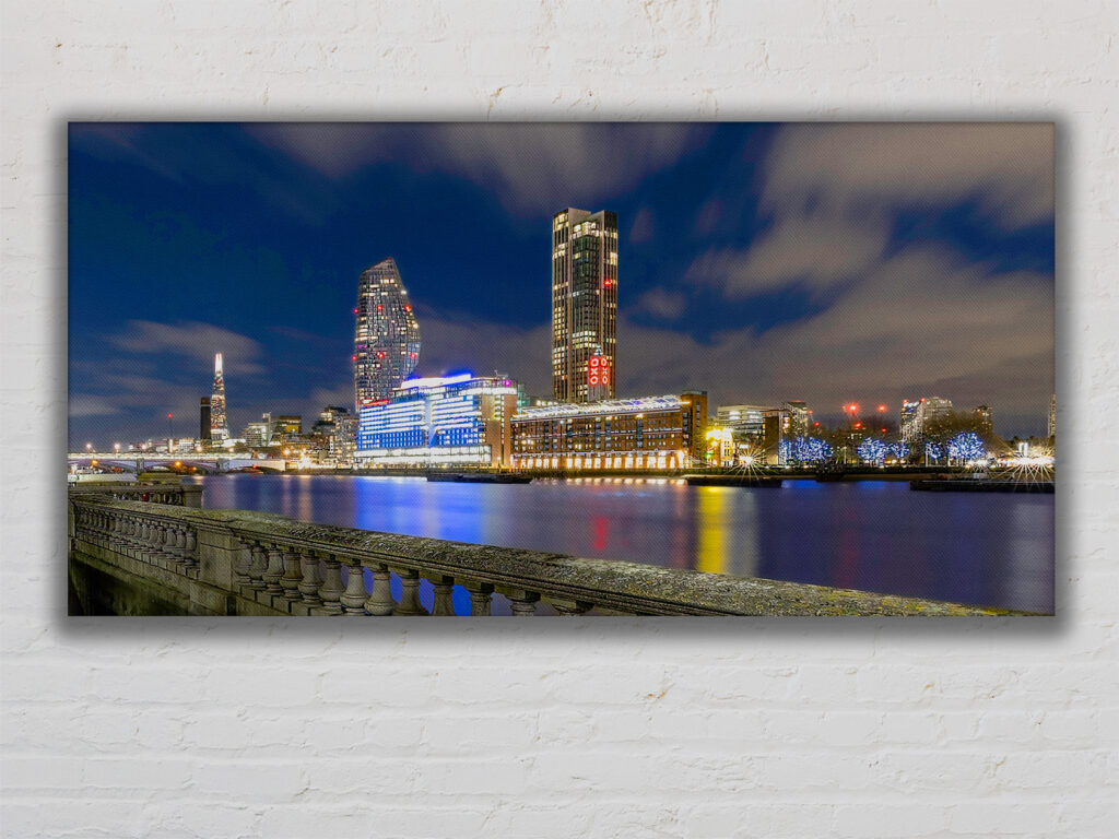 The Thames, London by Night. 1 - Image 6