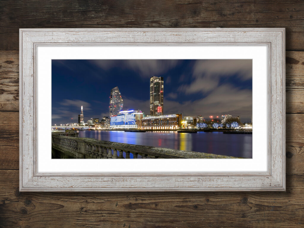The Thames, London by Night. 1 - Image 5
